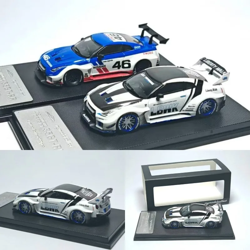 

MC 1:64 Nissan GTR R35 2020, модифицированная версия, литая под давлением модель модели автомобиля из сплава.