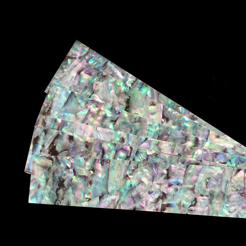 1PC Colorful Celluloid Guitar Head Veneer Shell Veneer Sheet Luthier Supply Abalone Binding Inlay Strips for Guitar