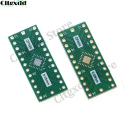 2pcs QFN24 Transfer Board Adapter PCB Pinboard SMD to DIP24 DIP 24Pin IC Test Plate 0.5mm 0.65mm 2.54mm Pitch Converter Socket