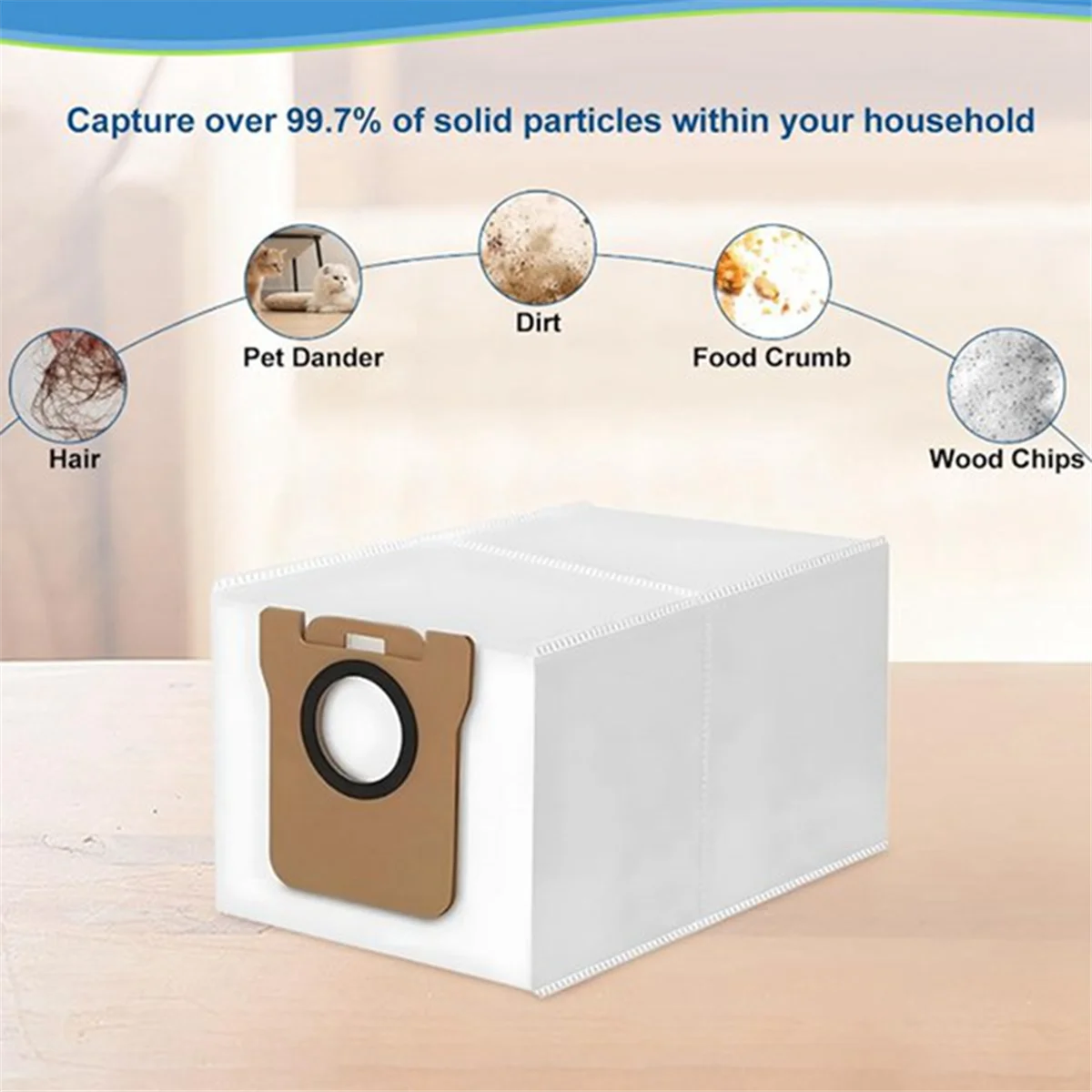 Piezas de repuesto para Robot aspirador Xiaomi X20 +/X20 Plus, accesorios, bolsa antipolvo, 12 unidades