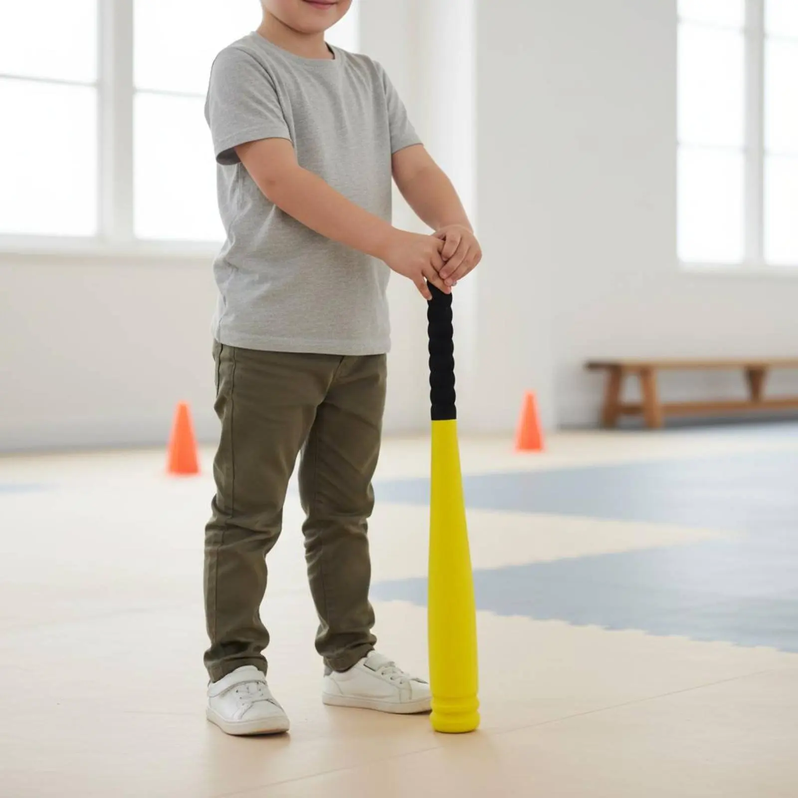 

Kids Sponge Sports Implement Painless Foam Sports Implement and Sphere Set Soft Sport Toy Set Beginner Approachable Sports