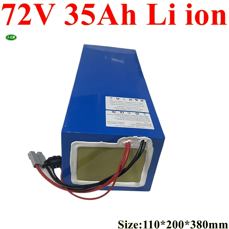

czw 20S 72v 35Ah 30amp литий-ионный аккумулятор литий-ионный для скутера 2000w 3500w 7000w инвертор go cart мотоцикла и зарядное устройство 5A