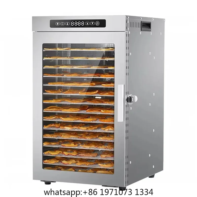 Professional 16-Layer Food Dehydrator Machine,  High Power Dryer for Jerky/Fruit Leather/Herbs, with Overheat Protection