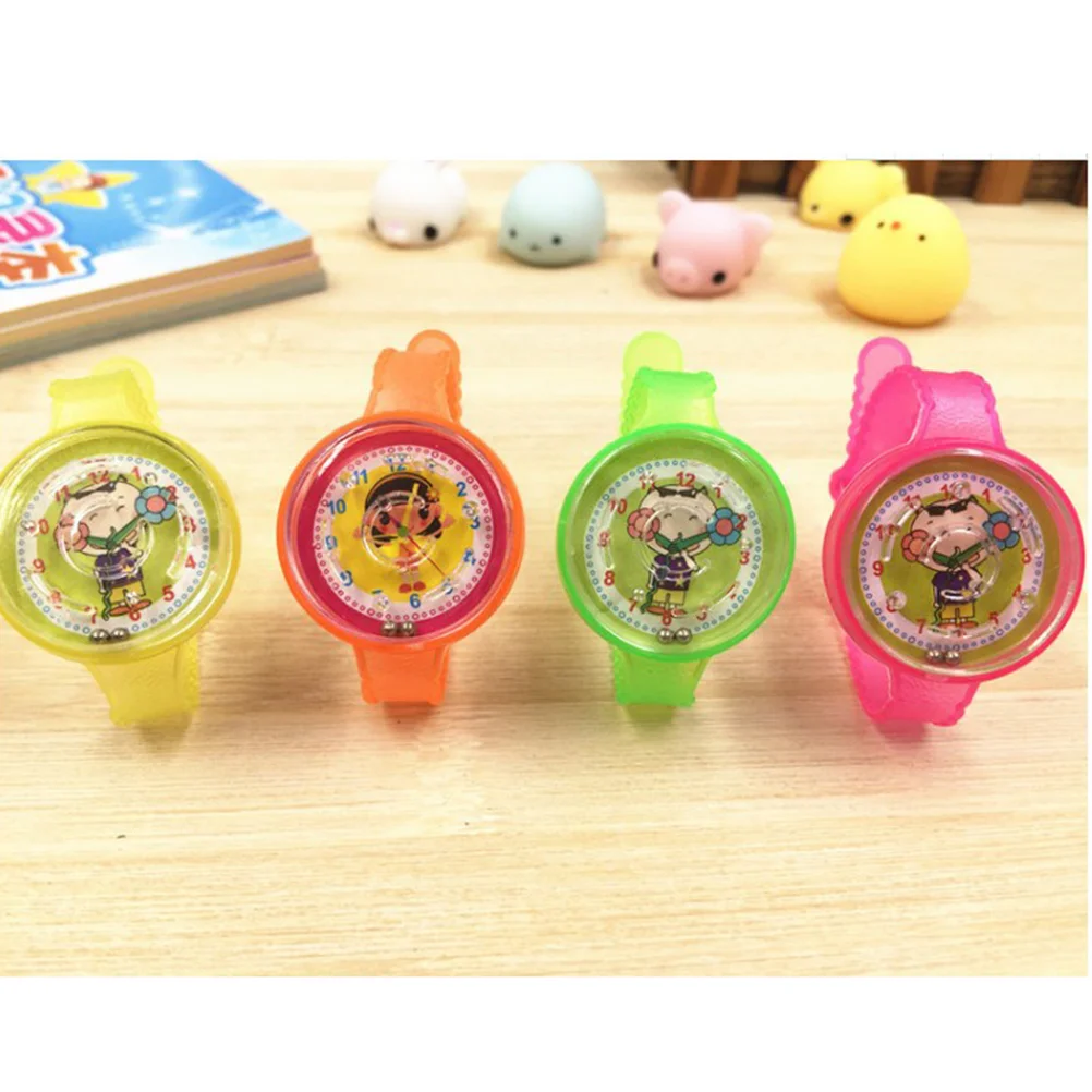 50pcs Children Cartoon Wristbands Maze Watch Puzzle Toys Bracelet Birthday Gift Party Favor (Random Style)