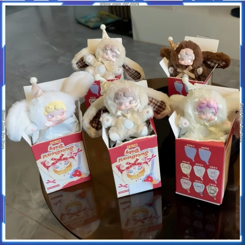 

Новая оригинальная серия Lucky Deer Nai Sweetheart Baby: коллекционные виниловые куклы-овечки в слепых коробках, милые подвески для сумок и телефонов, подарки и игрушки