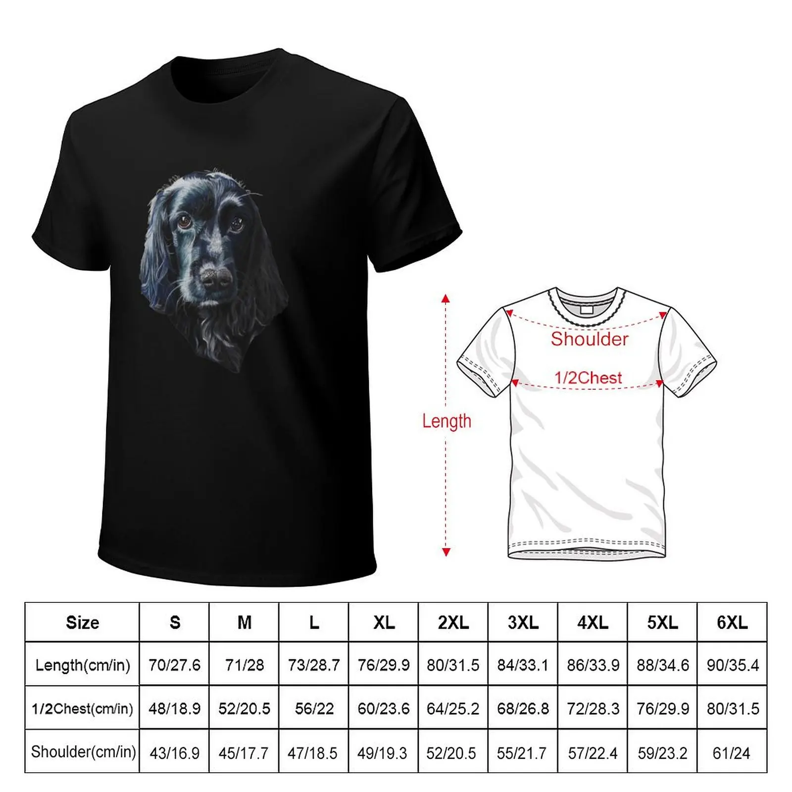 Gypsy the black, Cocker Spaniel T-Shirt funnys sublime mens t shirt graphic