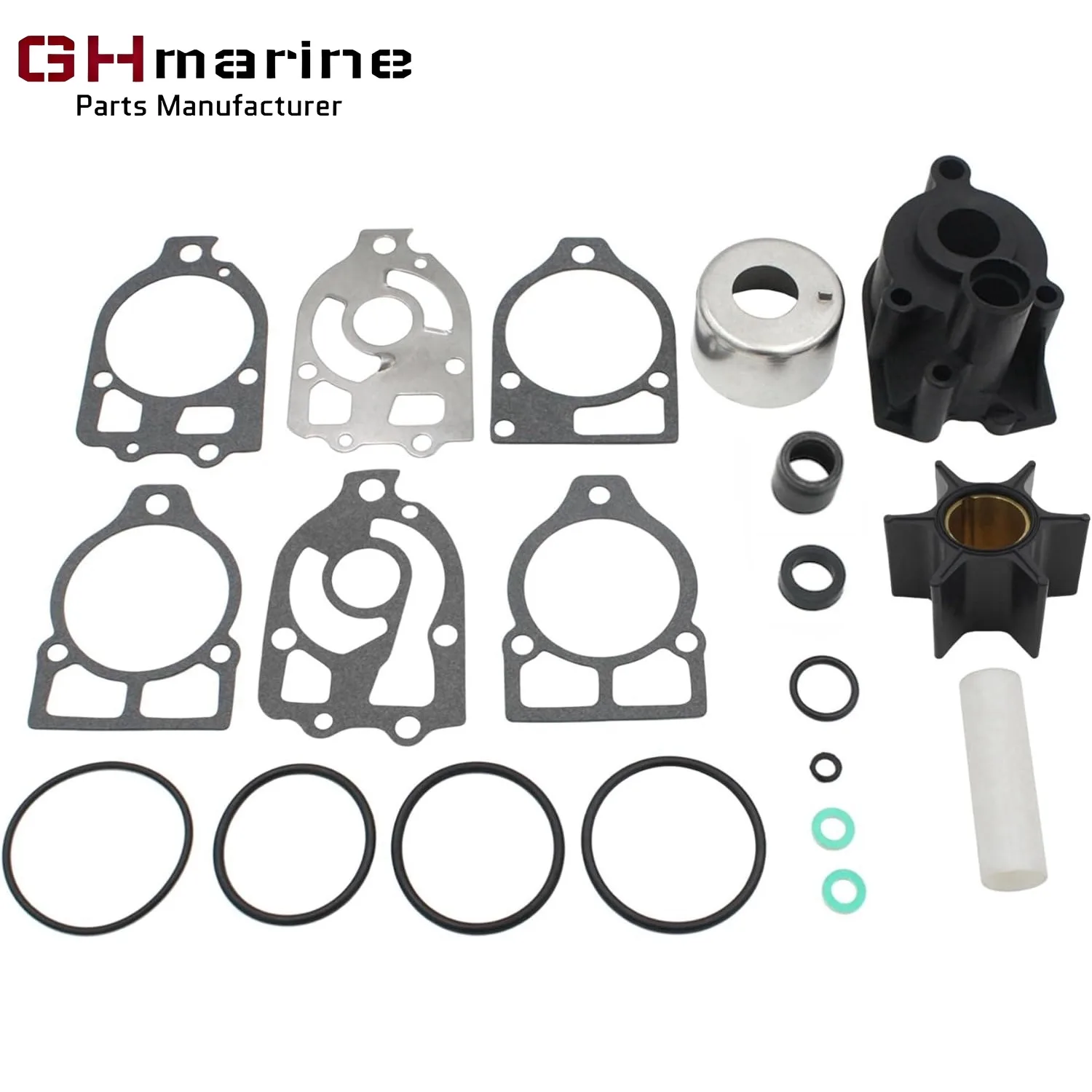 96148A8 Water Pump Impeller Kit & 75692Q2 2 Pcs Outboard Thermostats fit Mercury Marine Outboard Motors