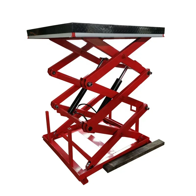 

-500kg 1000kg 1500kg Electric Scissor Lift Hydraulic Lift Table Zero Level Lifting Platform