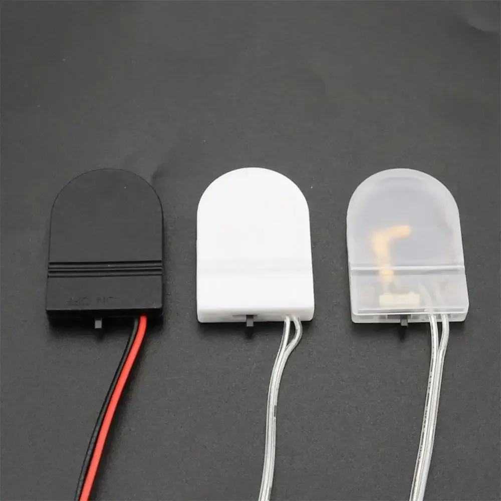 1/5PCS CR2032 Button Coin Cell Battery Socket Holder Case Cover With ON-OFF Switch 3V battery Storage Box