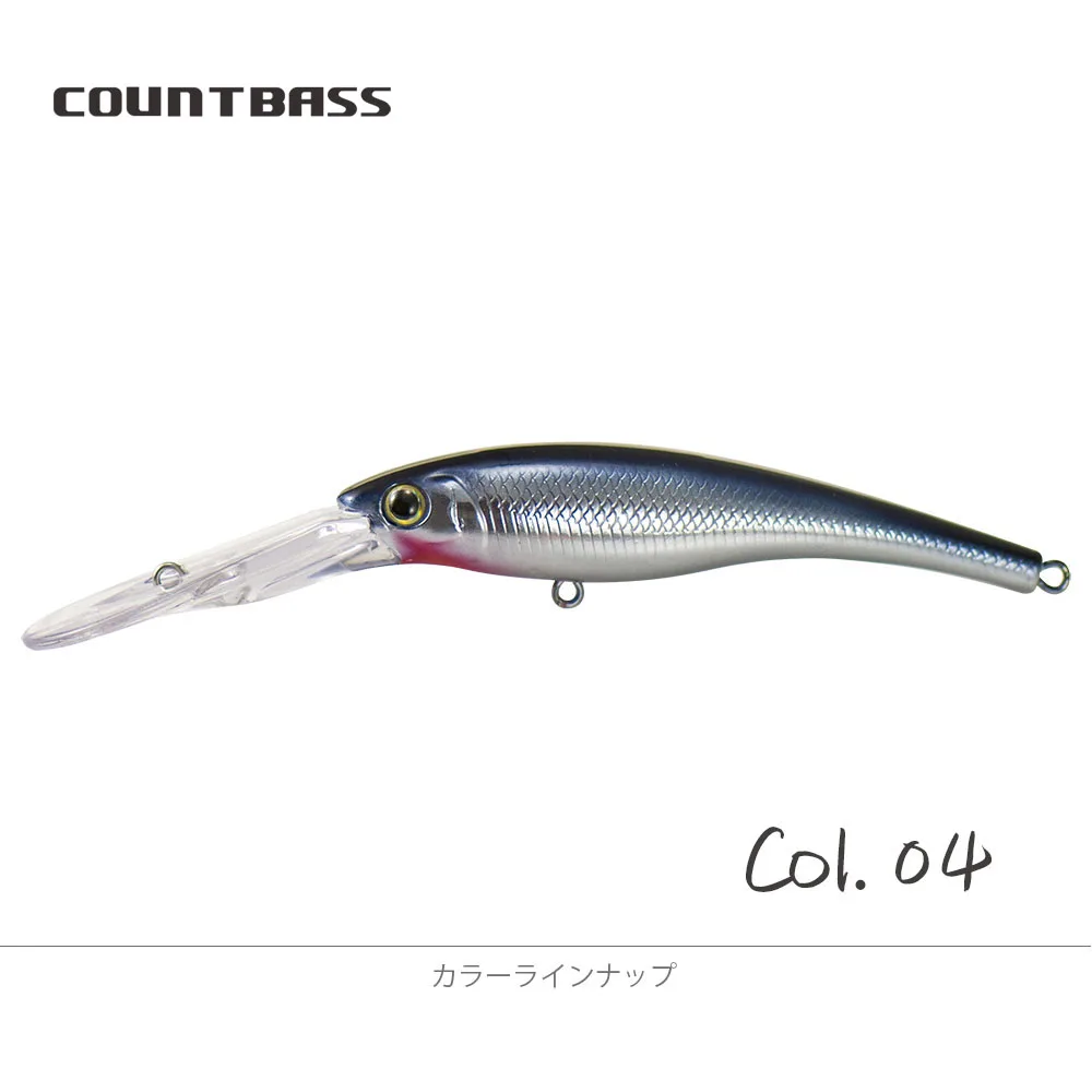 COUNTBASS Kurbelköder 90 mm 3-1/2" 13 g 1/2 oz. Tauchen 5 m 16 Fuß Angeln Kunststoff Shad Wobbler Barsch Leurre Angler's Hardbait Köder – Detail 16