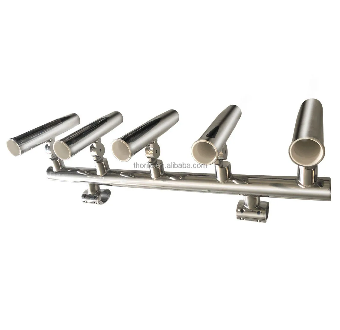 

Adjustable Stainless Steel 5-Rod Holders New Marine Boat Fishing Rail Mount Accessoriespromote sales