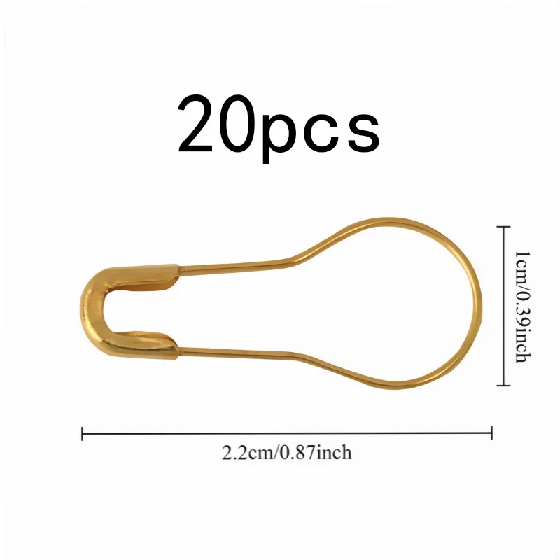 20 pcs Sewing Marking Pins, Sewing Accessories, Rust Resistant Finish, Gourd-Shaped Head, Multipurpose