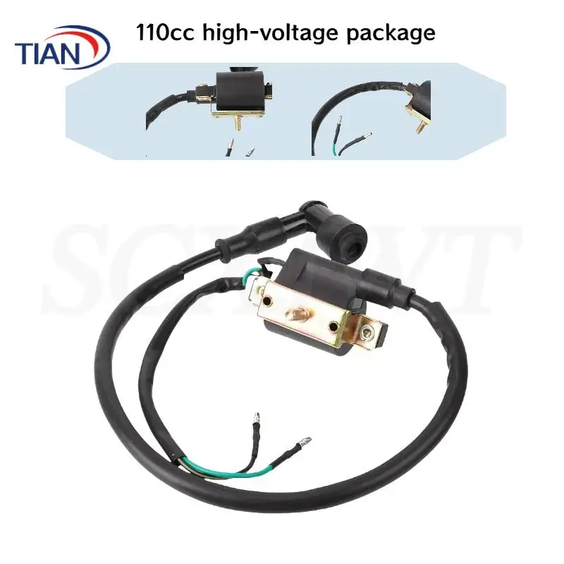 Bobina de Encendido de 12V 110 para Motos de Cross, Pit Bikes, Cuatrimotos, Buggies y Scooters Lifan, Loncin, Taotao, Roketa, SSR de 50cc, 110cc y 125cc