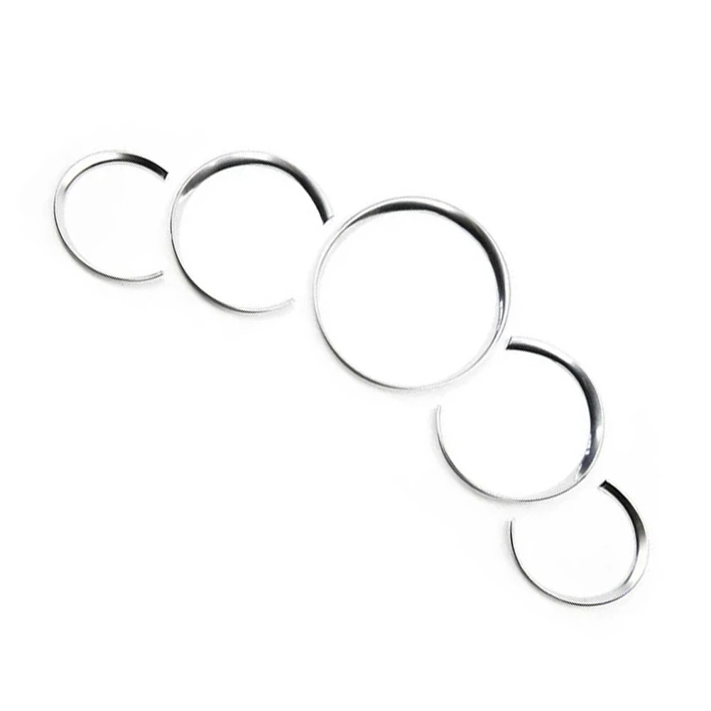 Car Interior Decoration Silver Dashboard Trim Stylish Dashboard Accessory For Porsche Easy Installation Trim Glossy Finish