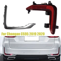 For Changan CS95 2019 2020 Car Rear Bumper Light Rear Brake Light Reverse Light Rear Fog Lights Decorative Bright Strip