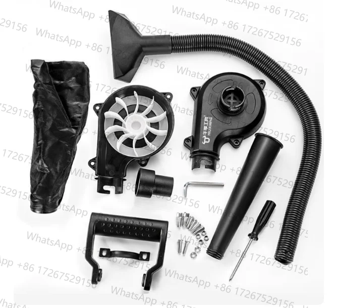 Angle grinder accessories blowing and suction conversion angle grinder refitting blower strong dust removal industry