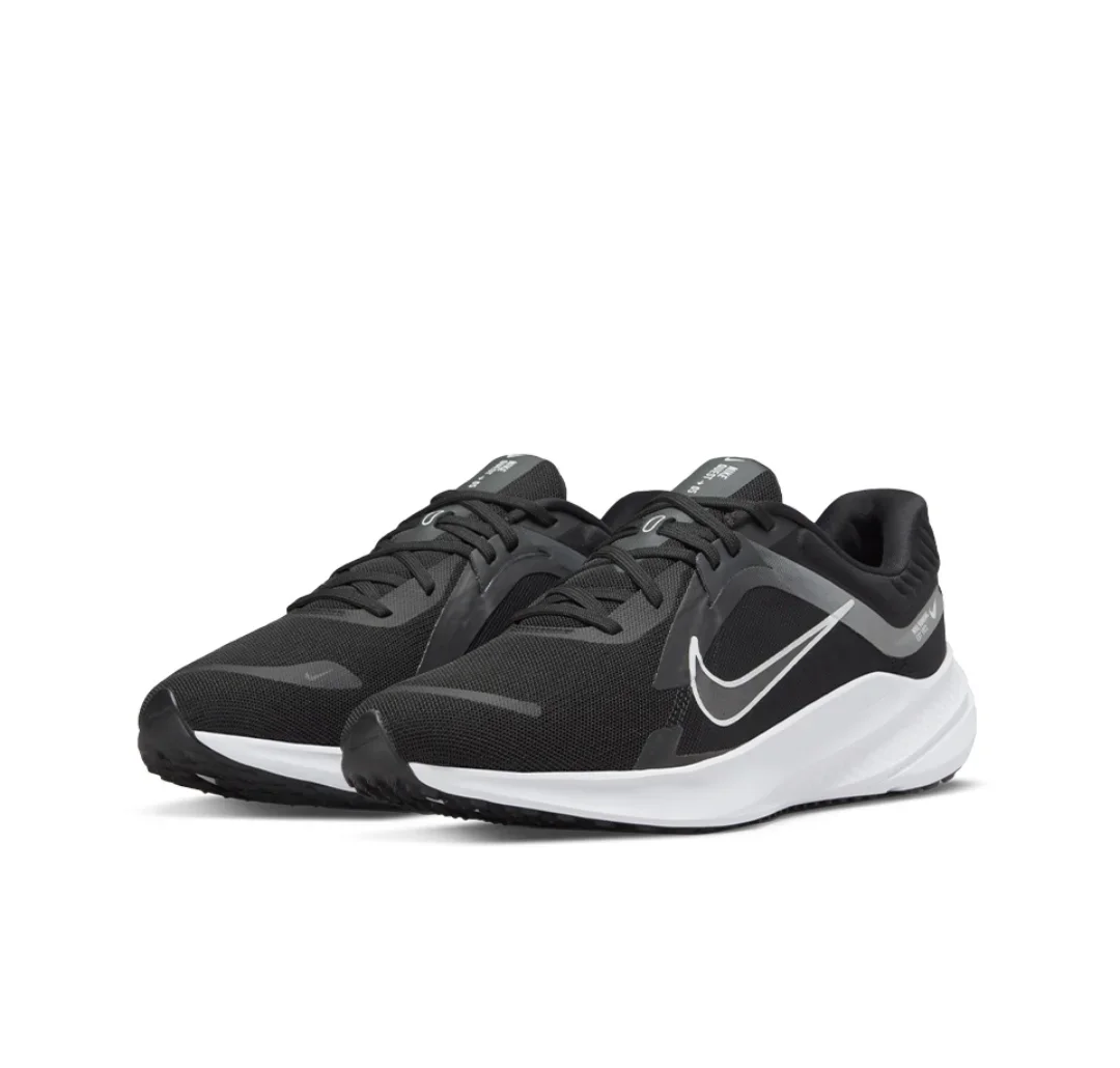 Nike Quest 5 low Man and Woman sneakers Cushioning and wear resistance Sneakers Fashionable and breathable Running Shoes black