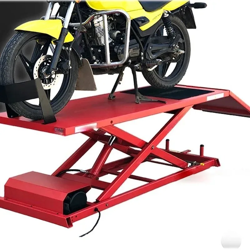 New Upgrade  Displacement Electric Maintenance Platform Pedal Quality Motorcycle Lifting Platform Hydra
