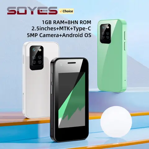 SOYES Mi12 3G Mini Smartphone 2.5inch MTK 1GB RAM 8GB ROM Dual SIM WCDMA 5MP Camera Mp4 WIFI Bluetooth Android Cellphone