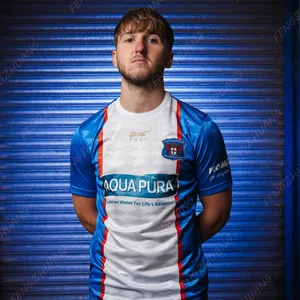 Carlisle Jersey Rumah 2024/25 Kaus Sepak Bola Cepat Kering Luar Ruangan Pria Terbaru Kaus Olahraga Longgar Kasual Klasik Musim Panas Tee 8 lensa sepak bola penjualan terbaik maillot - №