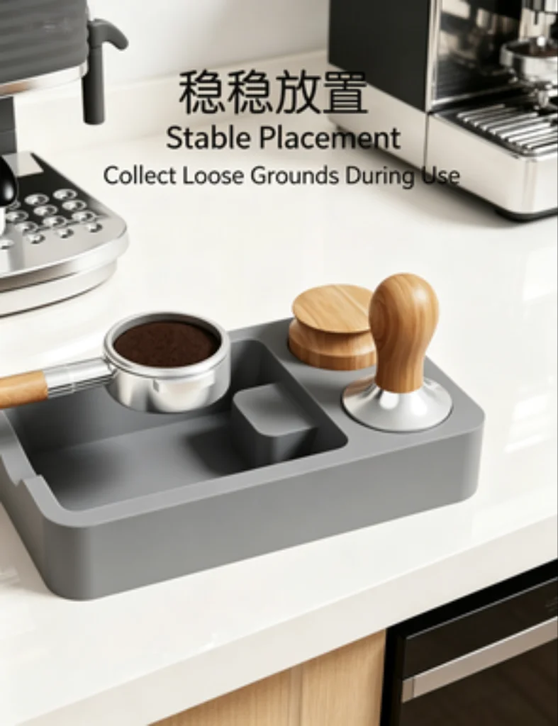 Caja de silicona multi-compart - Coffee Equipment Organizer reseña y precio