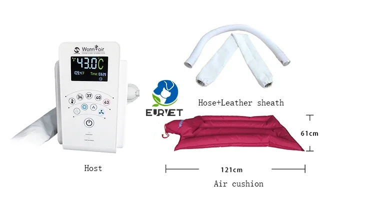 Eur Pet Hospital Surgical Automatic Air Heating System Pet Operation Heating Pad Veterinary Air Warming System