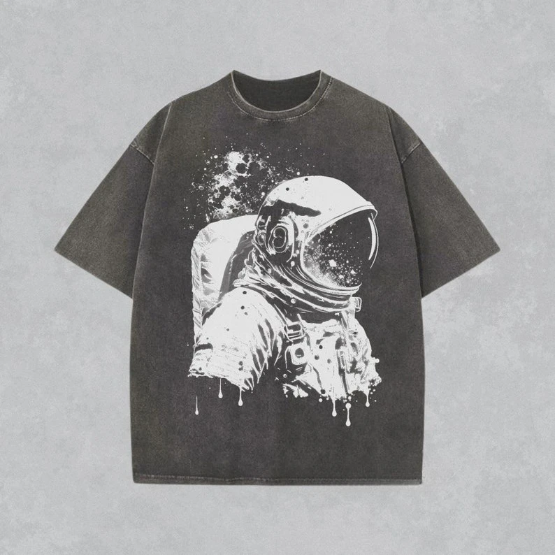 

Рубашка космонавта, футболка с графическим рисунком в стиле ретро, удобная цветная футболка Galaxy, ретро космический подарок, мужская футболка Galaxy, костюм Нуса