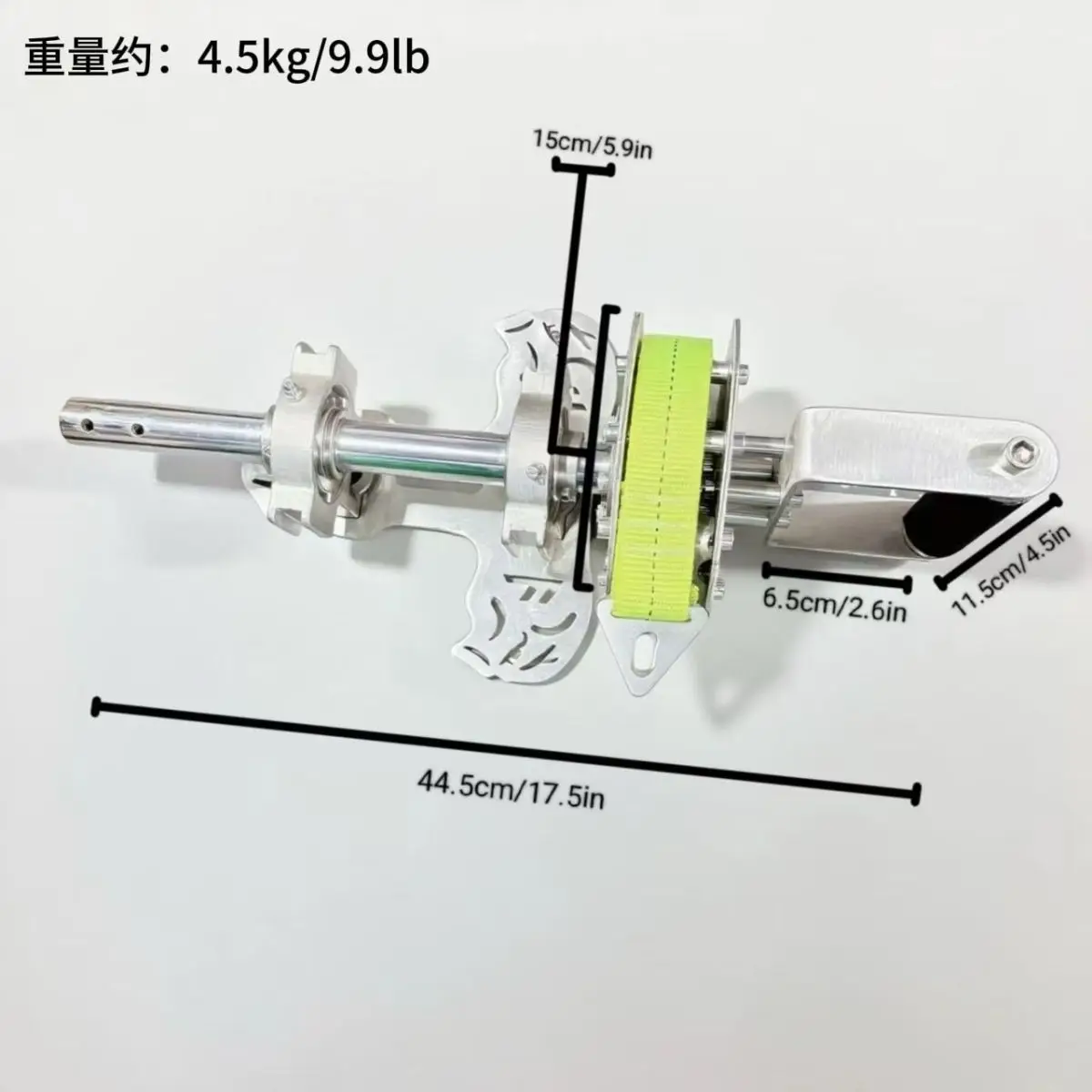 Aluminum Alloy Wrist Spinning Machine, Forward & Backward Rotation Trainer, Power Wrist Fitness Equipment for Bodybuilding