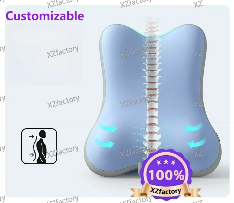 Bedside cushion neck protection waist protection waist massage