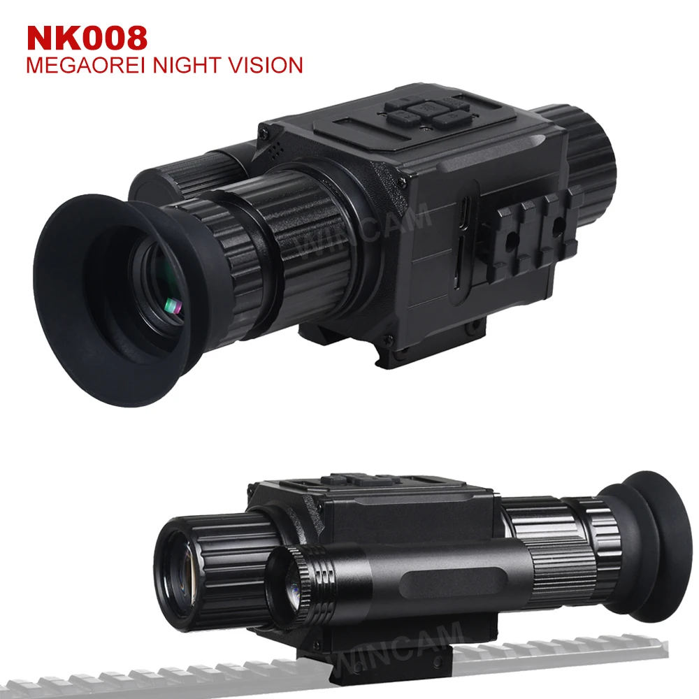 NK008 Megaorei Night Vision Device Infrared Optics Riflescope Hunting Camera 5X Zoom HD 1080P Video/Photo Record Monocular