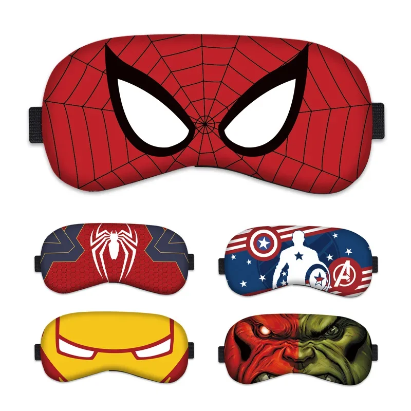 Spider-Man Iron Man Sleeping Mask Sleeping Blindfold Soft Eye Masks Creative Eye Cover Male Mask Eyepatch Nap Health Eye Cover