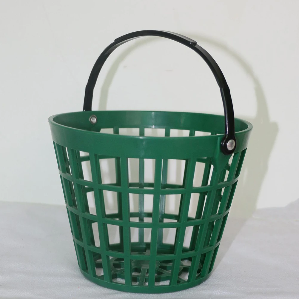 

Golf Pick up Basket 25 Balls Portable Plastic Bucket Practice Range Storage Container Outdoor Sports Golfs