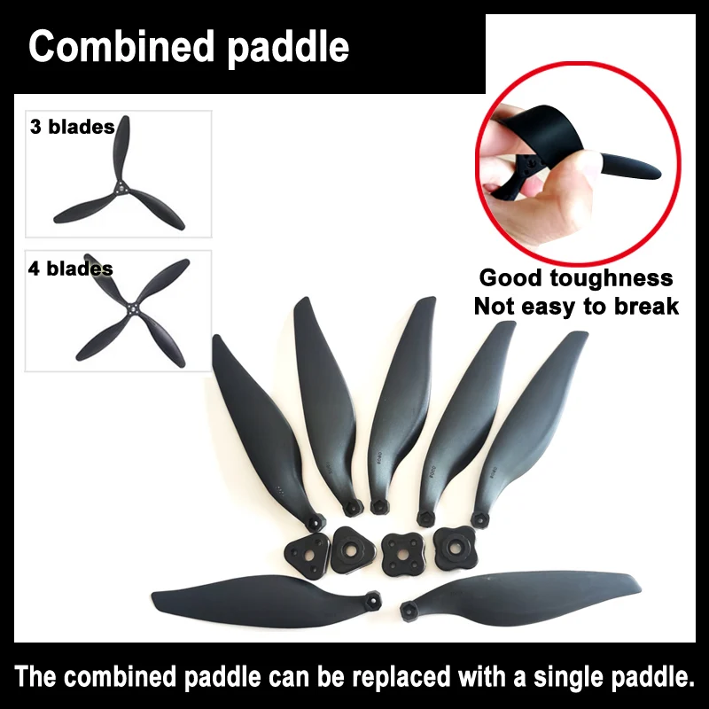 8060 Folding Propellers Glass Fiber And Nylon Propellers Single Blade 3-Blade 4-Blade Props Suitable For Remote Control