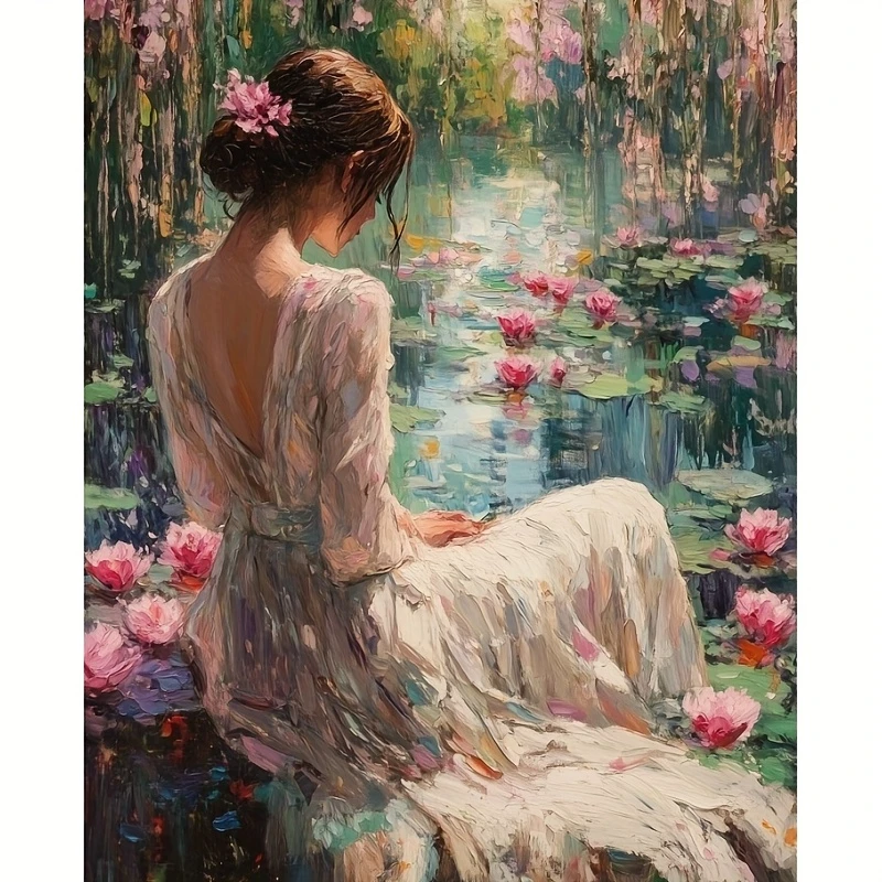 

Пазлы с изображением цветов лотоса для женщин, 500/1000/1200/2000 деталей, семейные игры для игровой комнаты, спальни, подарки