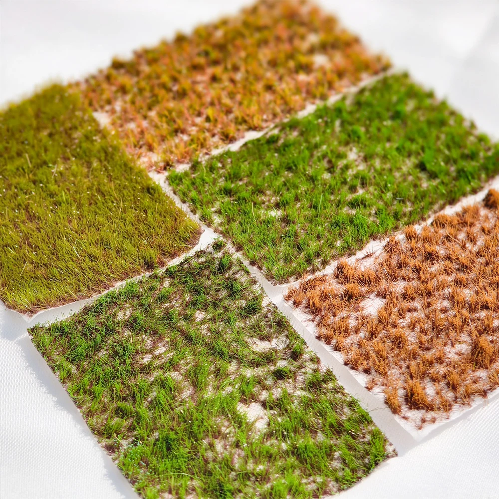 5MM Miniature Wetland Grass Cluster Model Artificial Irregular Shape Terrain Grass Building Sand Table/Railway/Wargame Scenery