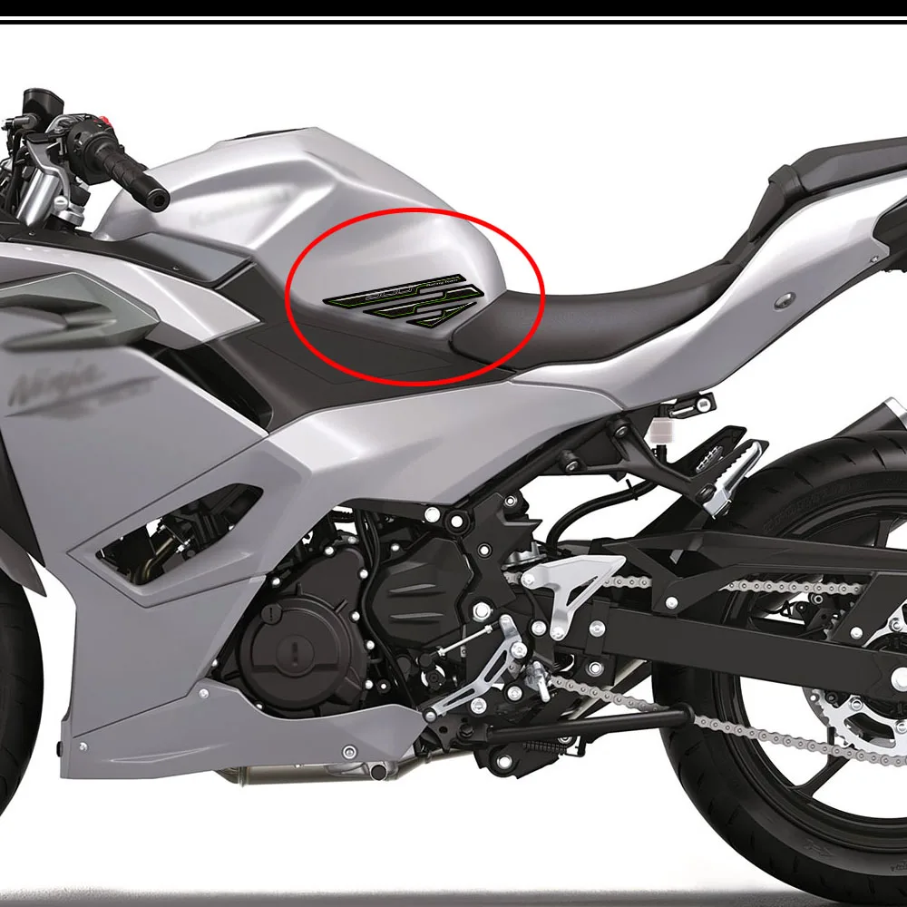 

Новый мотоцикл для kawasaki Ninja Z500, накладка на бак, боковые ручки, комплект для газа, мазута, коленный обтекатель, крыло, 3D наклейки, наклейки 2020–2025