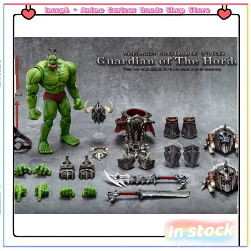 

In Stock Original Work Guardian of The Horde Barbarian Orc Berserker Berserker 1/10 Action Model Birthday Gift Collection Gift