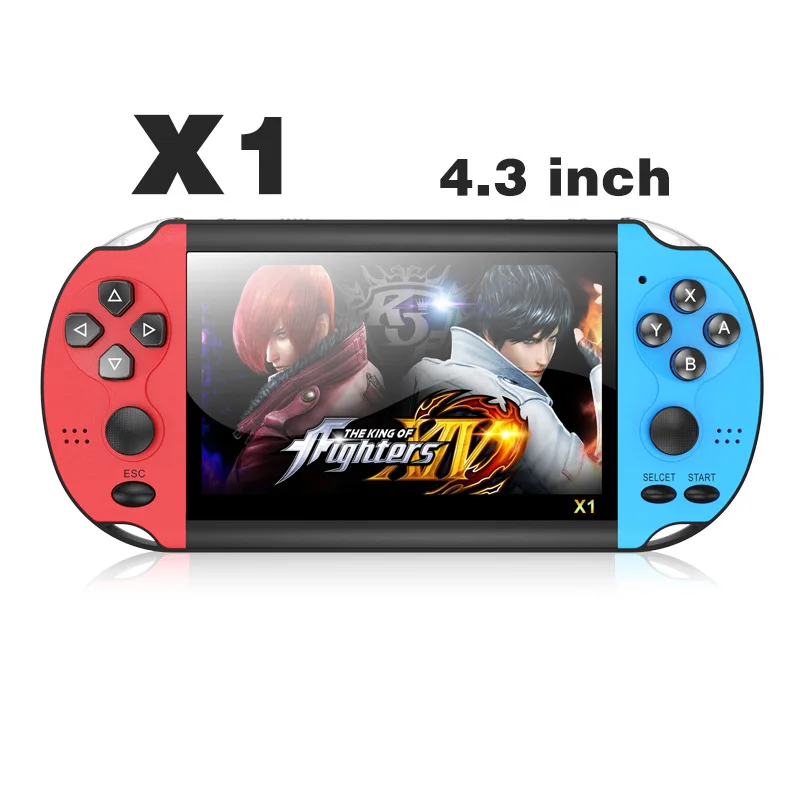 2020 Hot Retro X1/X9 Handheld Game Console Large Screen Multi-functional Built-in 10000 Games for Children and Adult