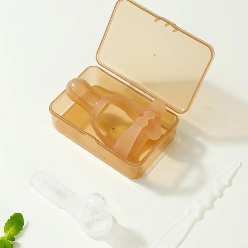 

97BE Infant Anti-Bite Teething Pacifier Soft Silicone Thumb Sucking Stop Fingerstall Baby Healthy Product Hand Guard