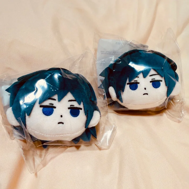 In Stock Giyu Tomioka、Tanjiro Kamado Plush Keychain Tanjirou Tomioka Cute Soft Strap Anime Collectible Pendant Accessory