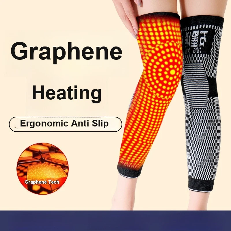 Graphene Warm Knee Pads Anti-slip Anti-shedding Breathable Design for Users with Cold Legs Elderly in Air-conditioned Rooms