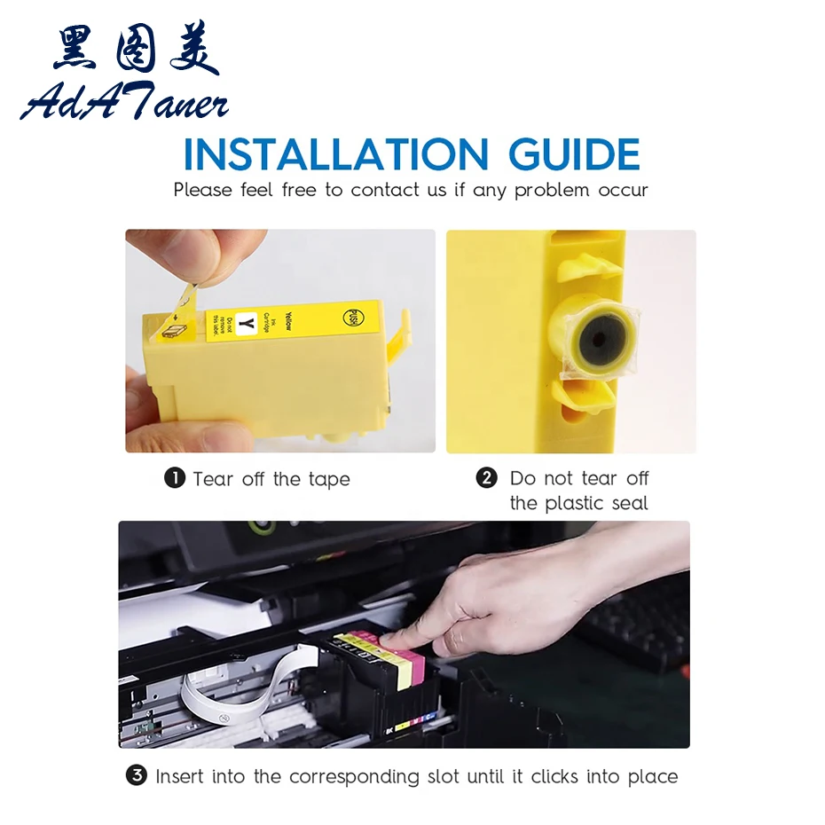 Imagem -04 - Cartucho de Tinta Compatível para Epson 603xl T603 T603xl 603 xl Xp4105 xp 2100 Xp3100 Xp-4100 Wf2810dwf