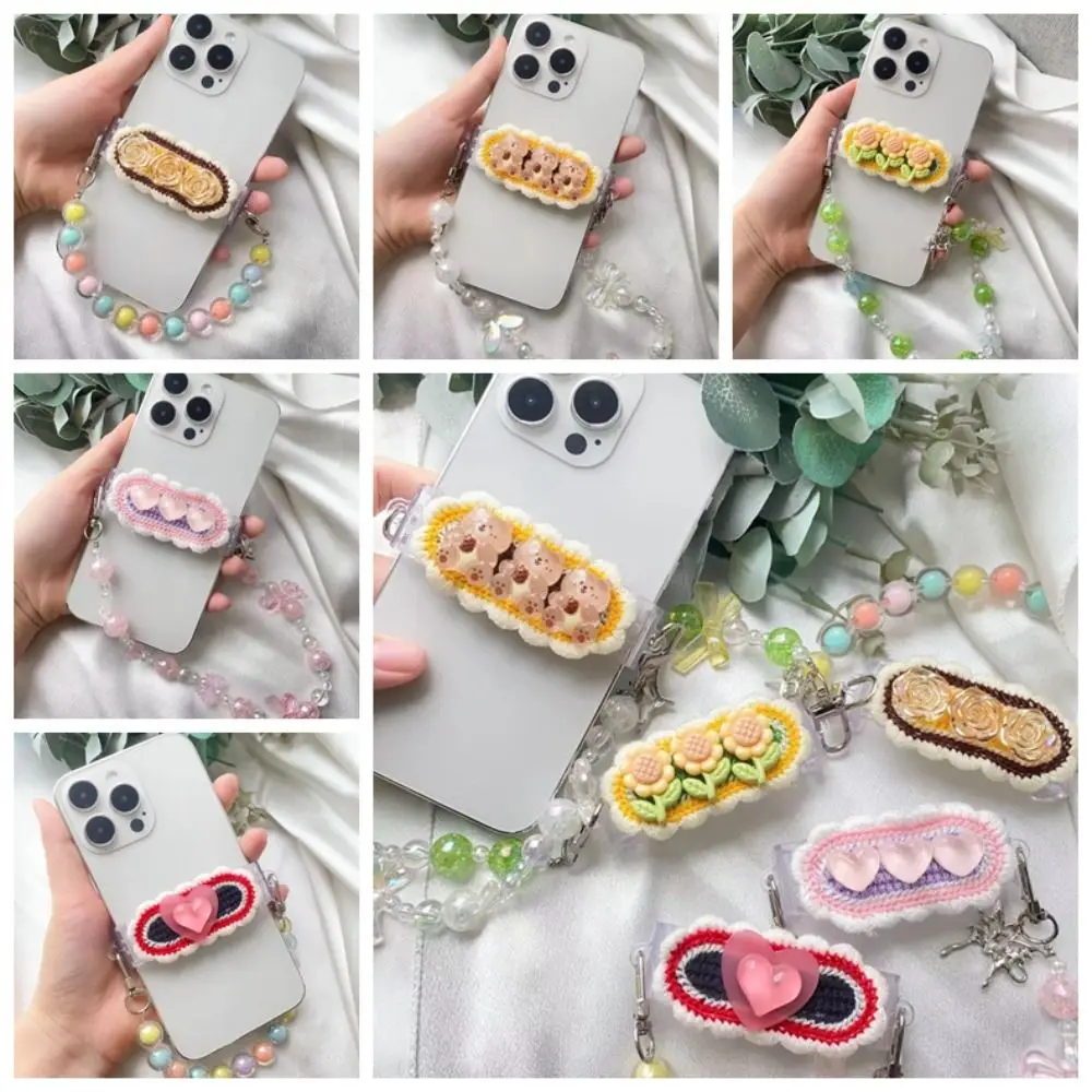 닥스훈트 크로스 바디 폰 백 클립, 탈착식 만화 해바라기 폰 클립 랜야드, 조절 가능 범용