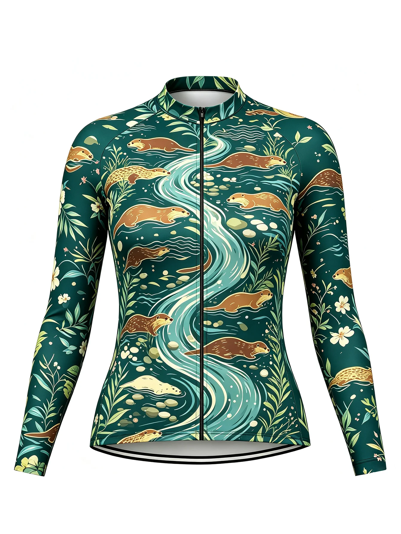 Men’s Summer Surf Stand Collar Rash Guard Letter Graphic Print Quick Dry Beach Swim Top