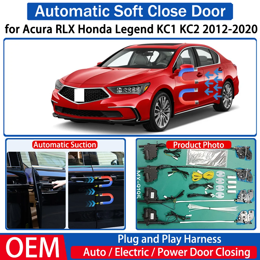

for Acura RLX Honda Legend KC1 KC2 2012-2020 Car OEM Automatic Soft Close Door Electric Suction Kit Auto Power Closing System