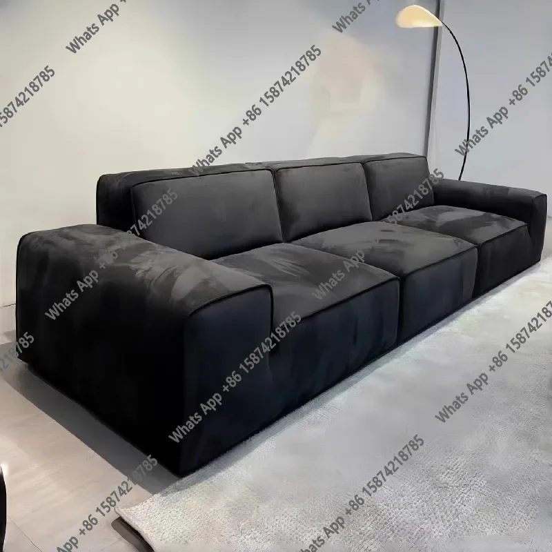 X62 S Minimalist Black Vacuum Compressed Sofa Designer Corduroy Lounge Vacuum Compressed Sofa Modern Woonkamerbanken Furniture H