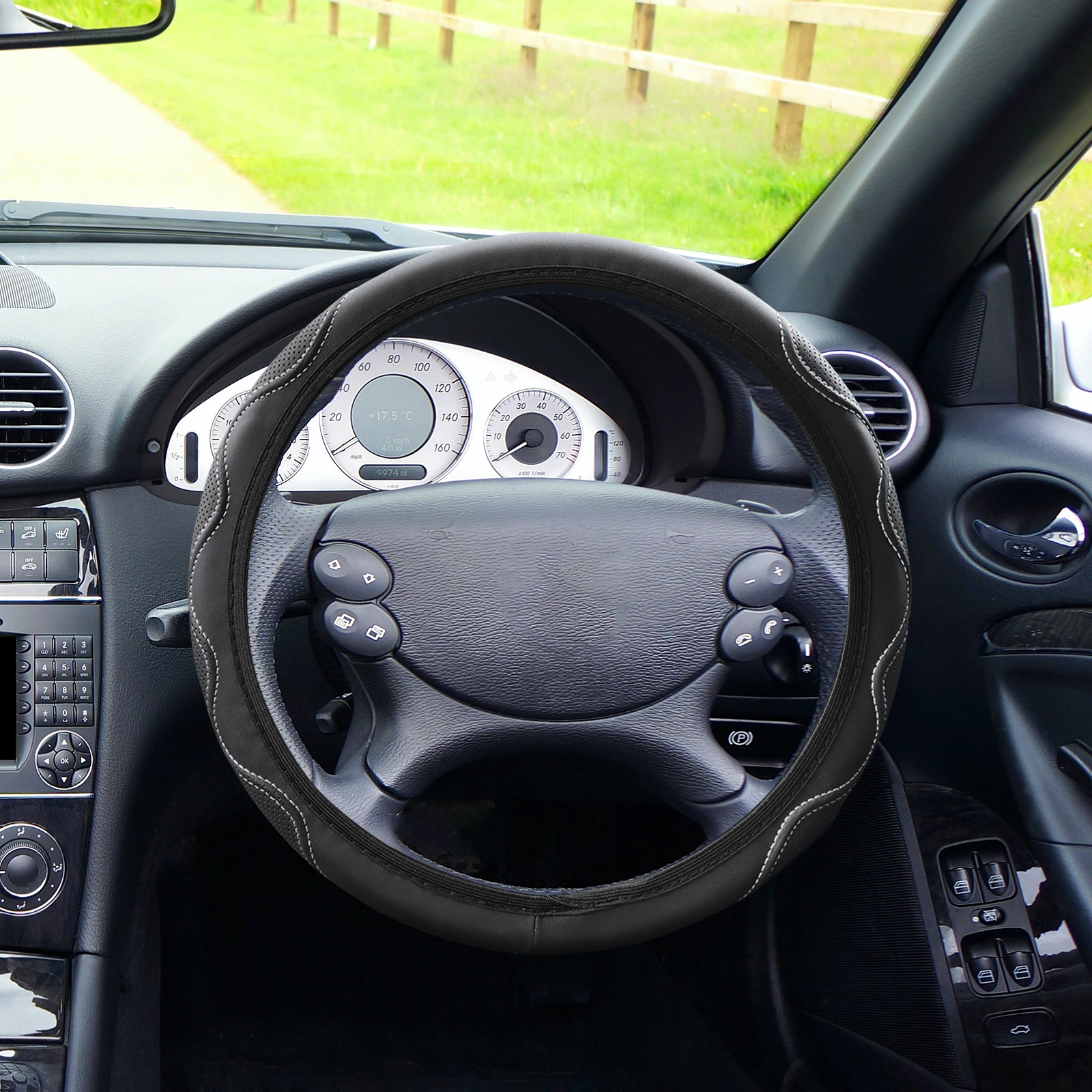 

Steering Wheel Cover Non Skid Car Vehicle Decorative Enhanced Grip Easy Installation Anti Slip Steering Wheel Covers
