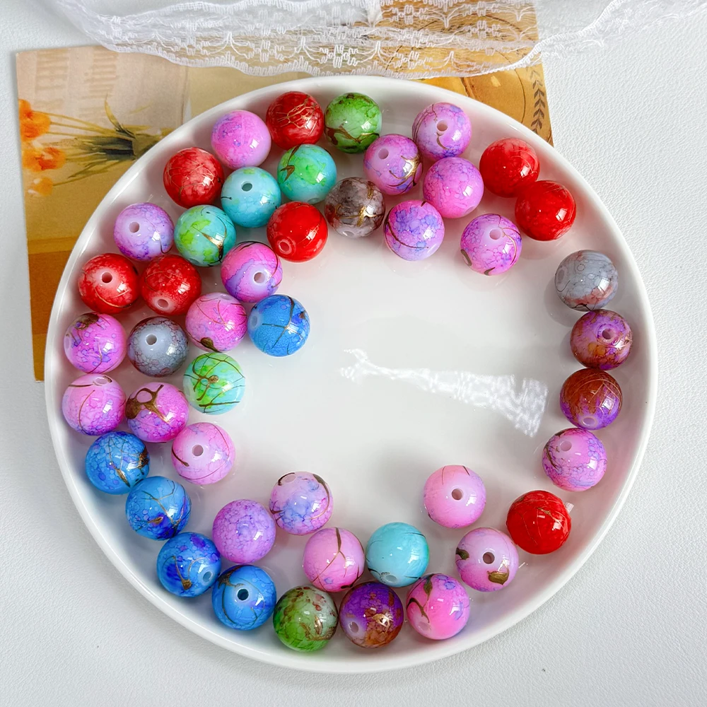 

Распродажа, 200 шт., 16*16 мм, акриловые бусины/круглая форма/эффект краски/ручная работа/фурнитура и компоненты для ювелирных изделий/изготовление бусин своими руками