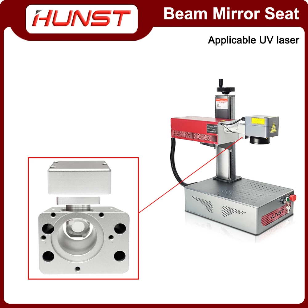 Imagem -06 - Hunst Beam Combiner Kit Indicador de Luz Vermelha Espelho para Marcação a Laser uv