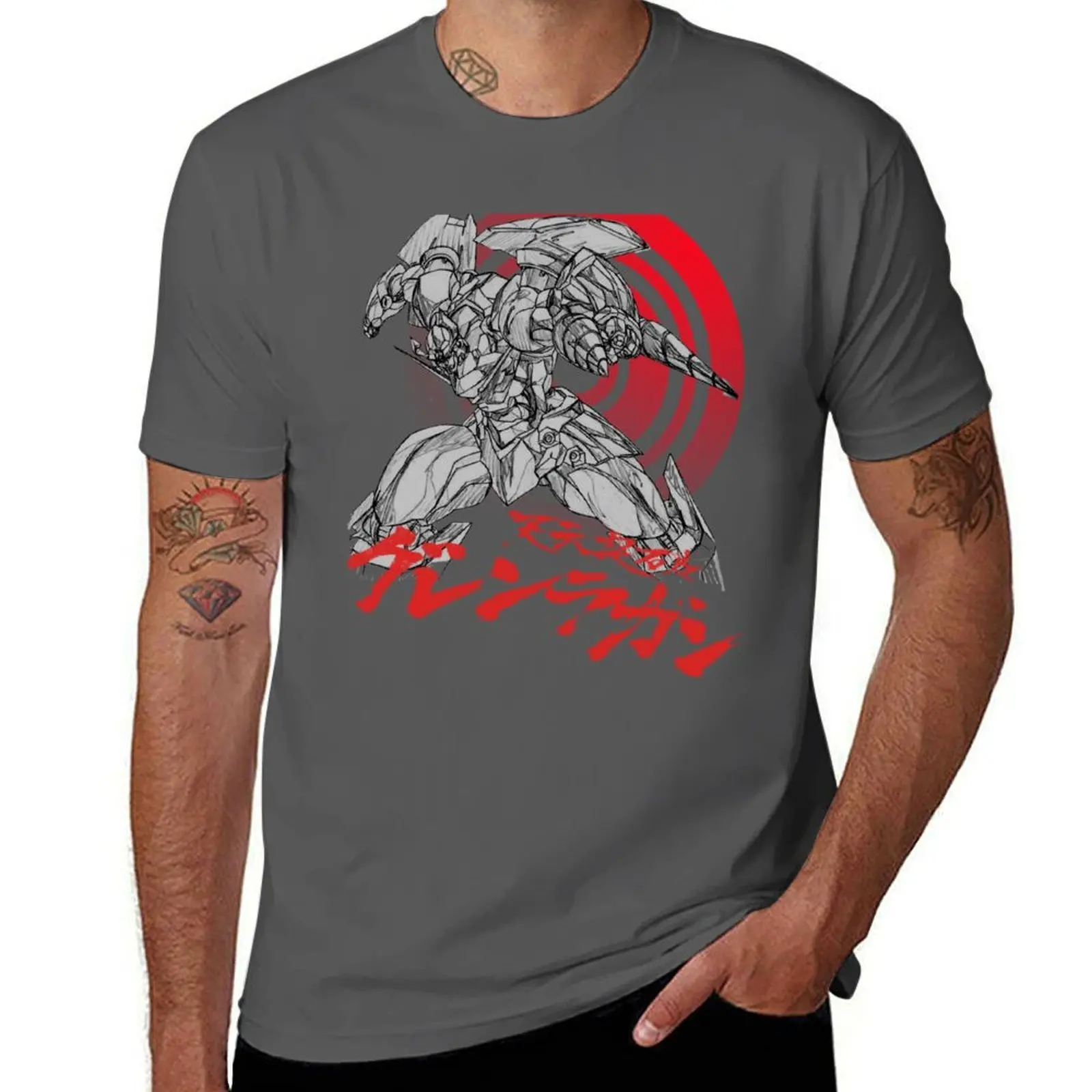 

Gurren-Lagann T-Shirt t shirt men 100% cotton luxury brand funny t shirts dark humor cotton t shirt man T-Shirt